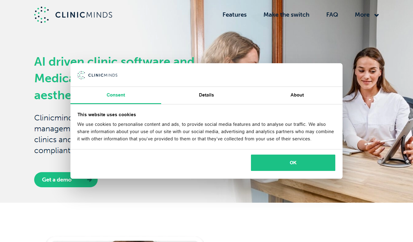 Clinicminds app screenshot