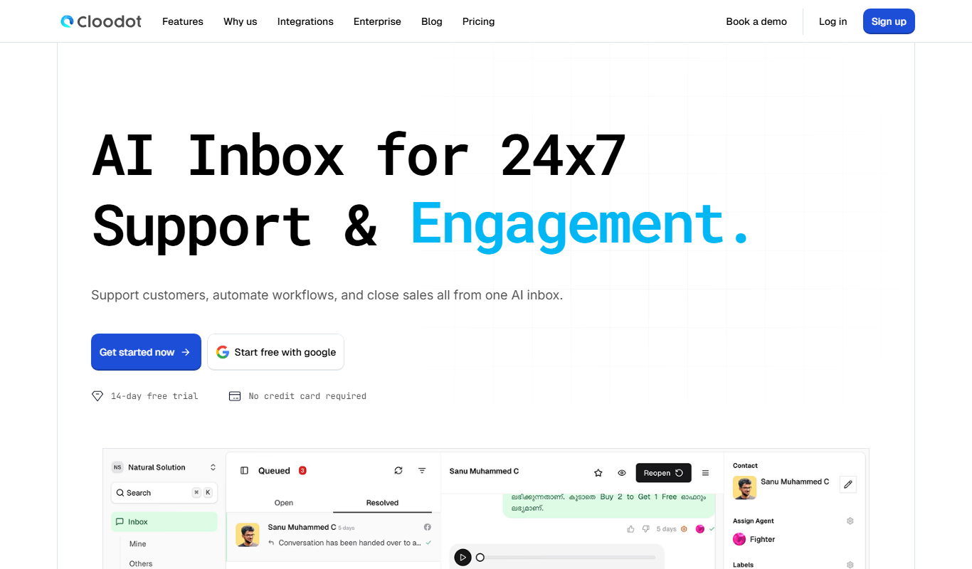 cloodot.com app screenshot