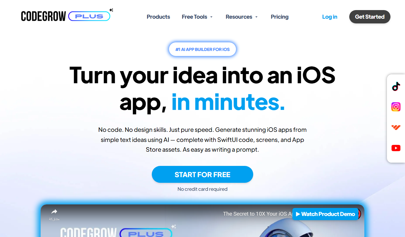 CodeGrow app screenshot