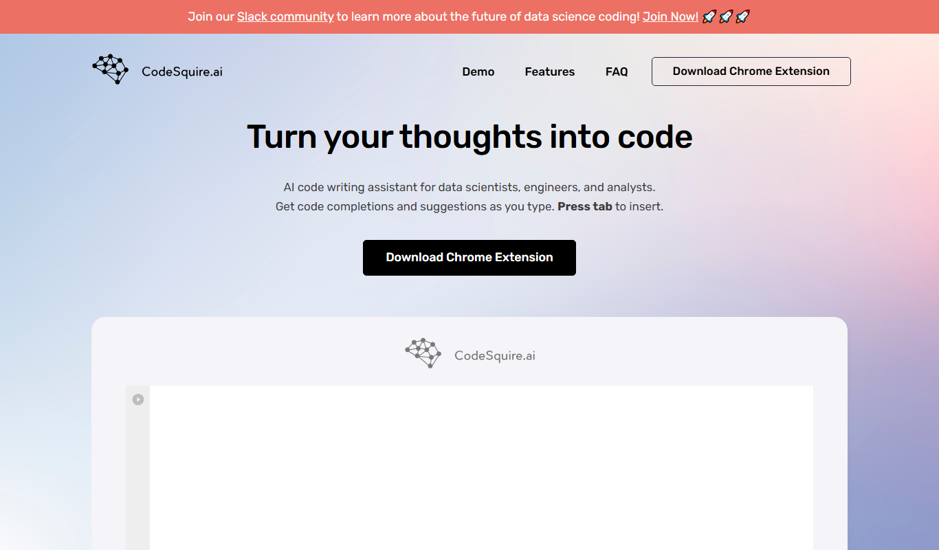 CodeSquire app screenshot