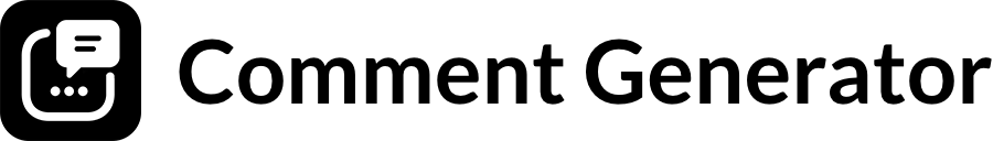 Comment Generator