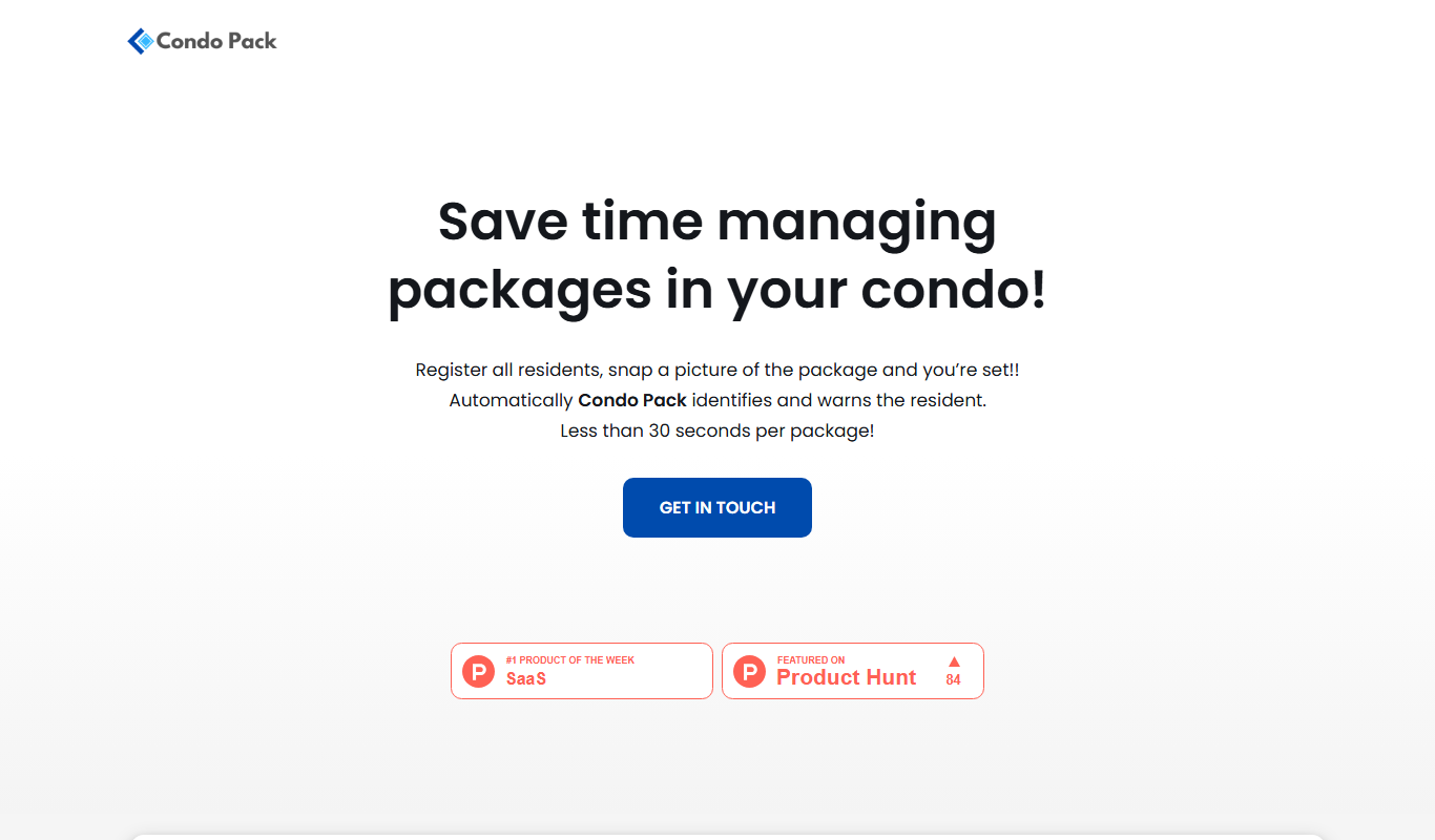 CondoPack app screenshot