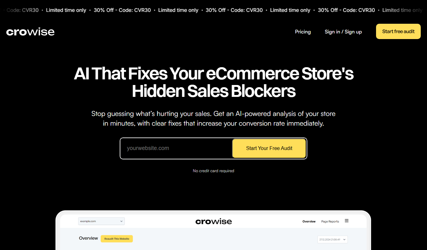 CROwise.ai app screenshot