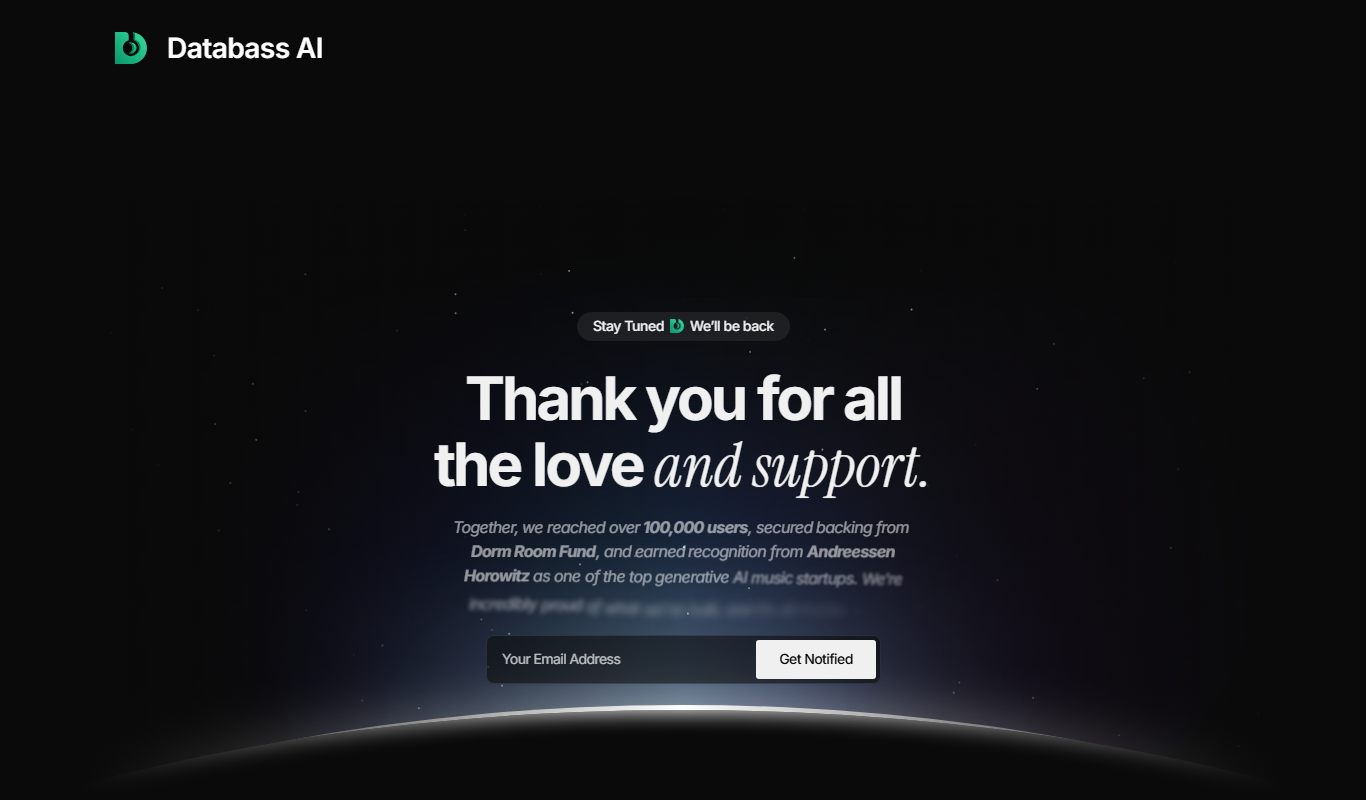 databass ai app screenshot