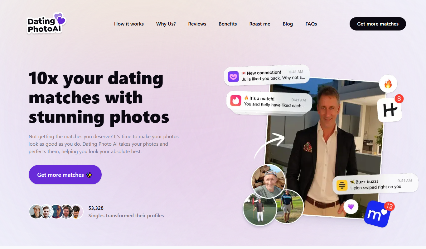 Dating Photo AI app screenshot