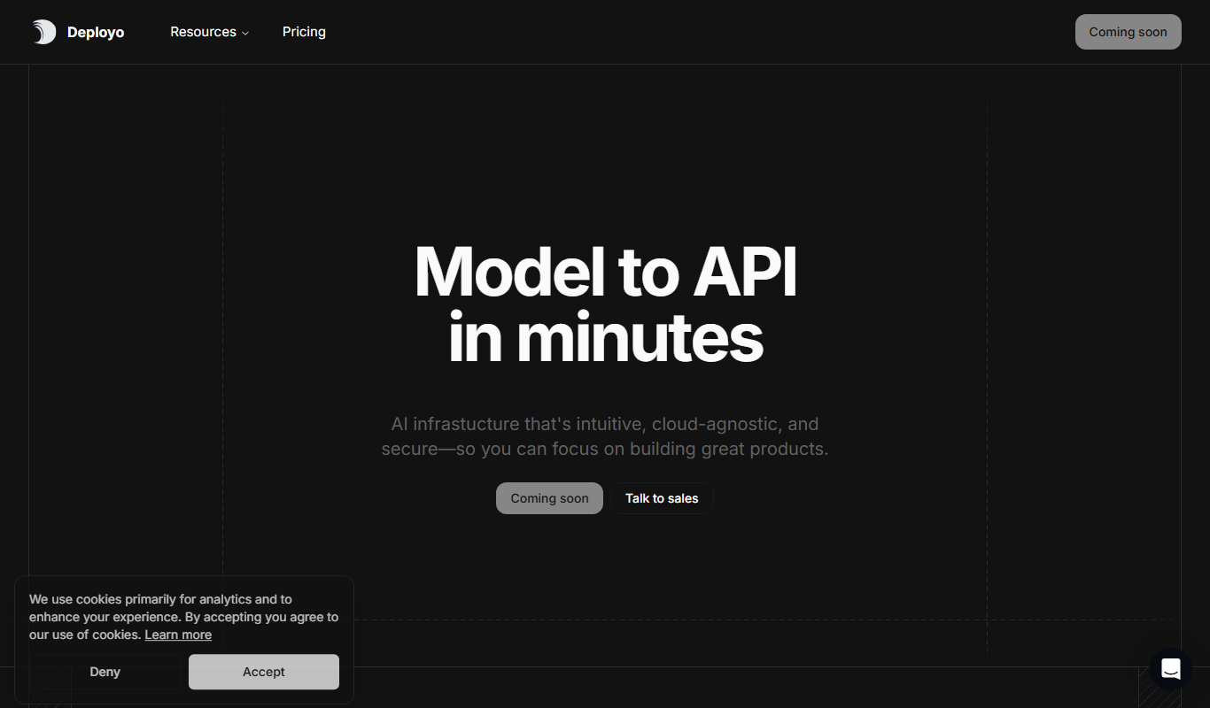 Deployo.ai app screenshot