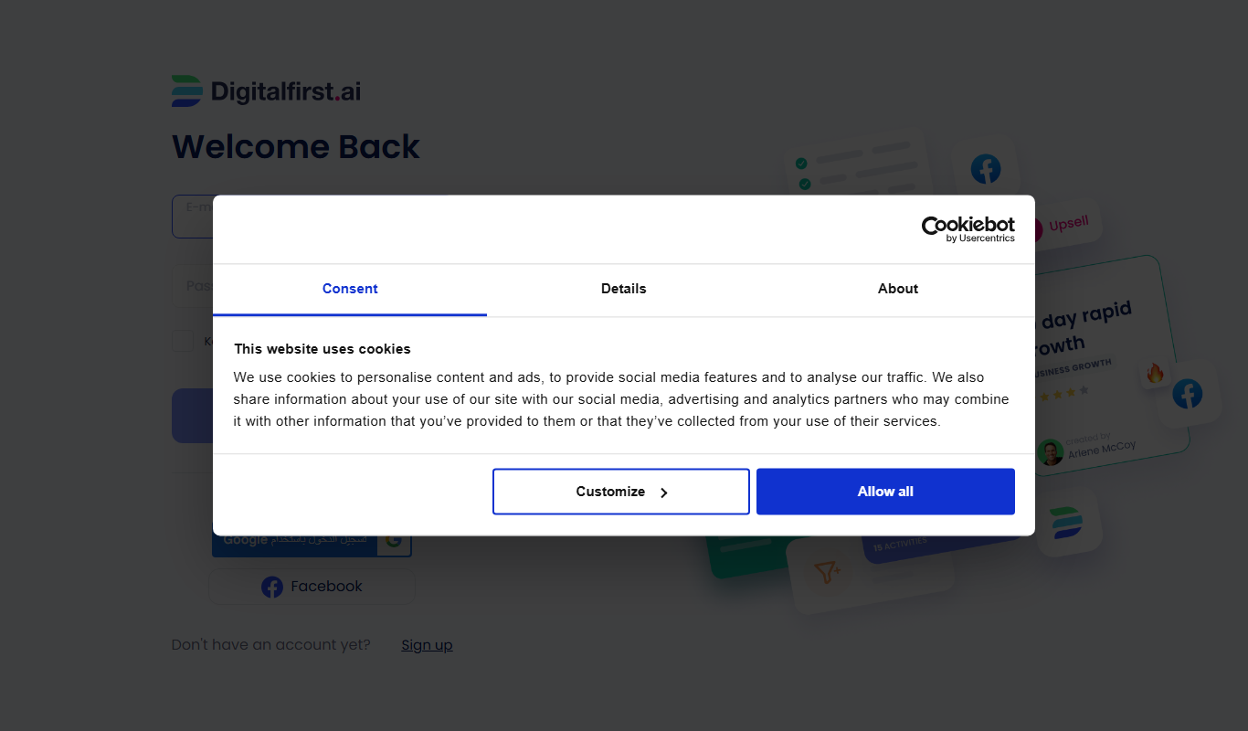 Digital First AI app screenshot