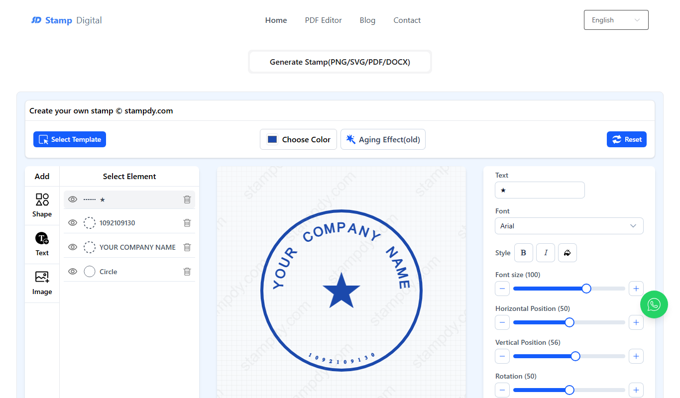 DigitalSeal Studio app screenshot