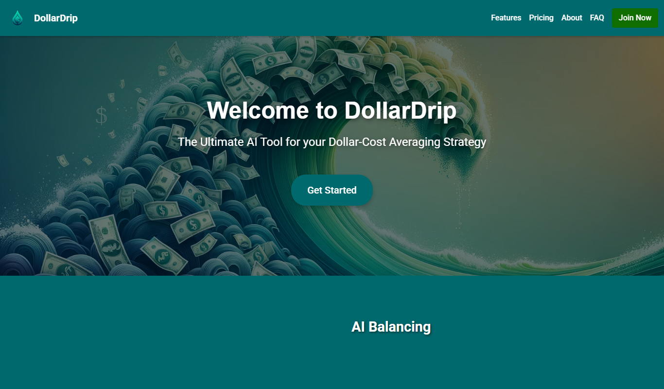 DollarDrip.io app screenshot