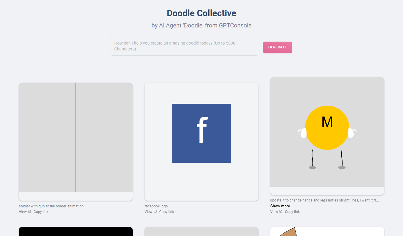 Doodle Collective app screenshot