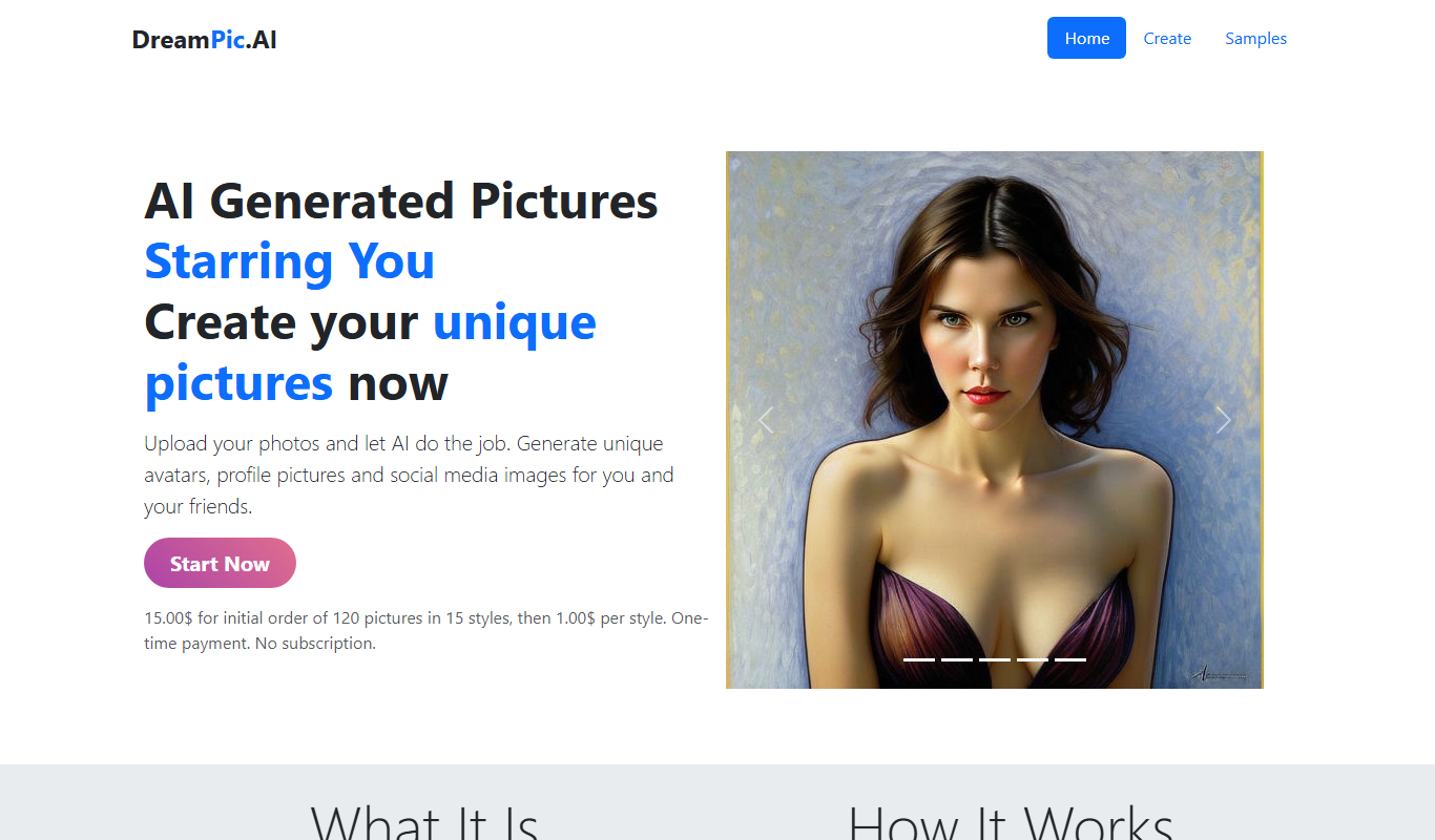 DreamPic.AI app screenshot