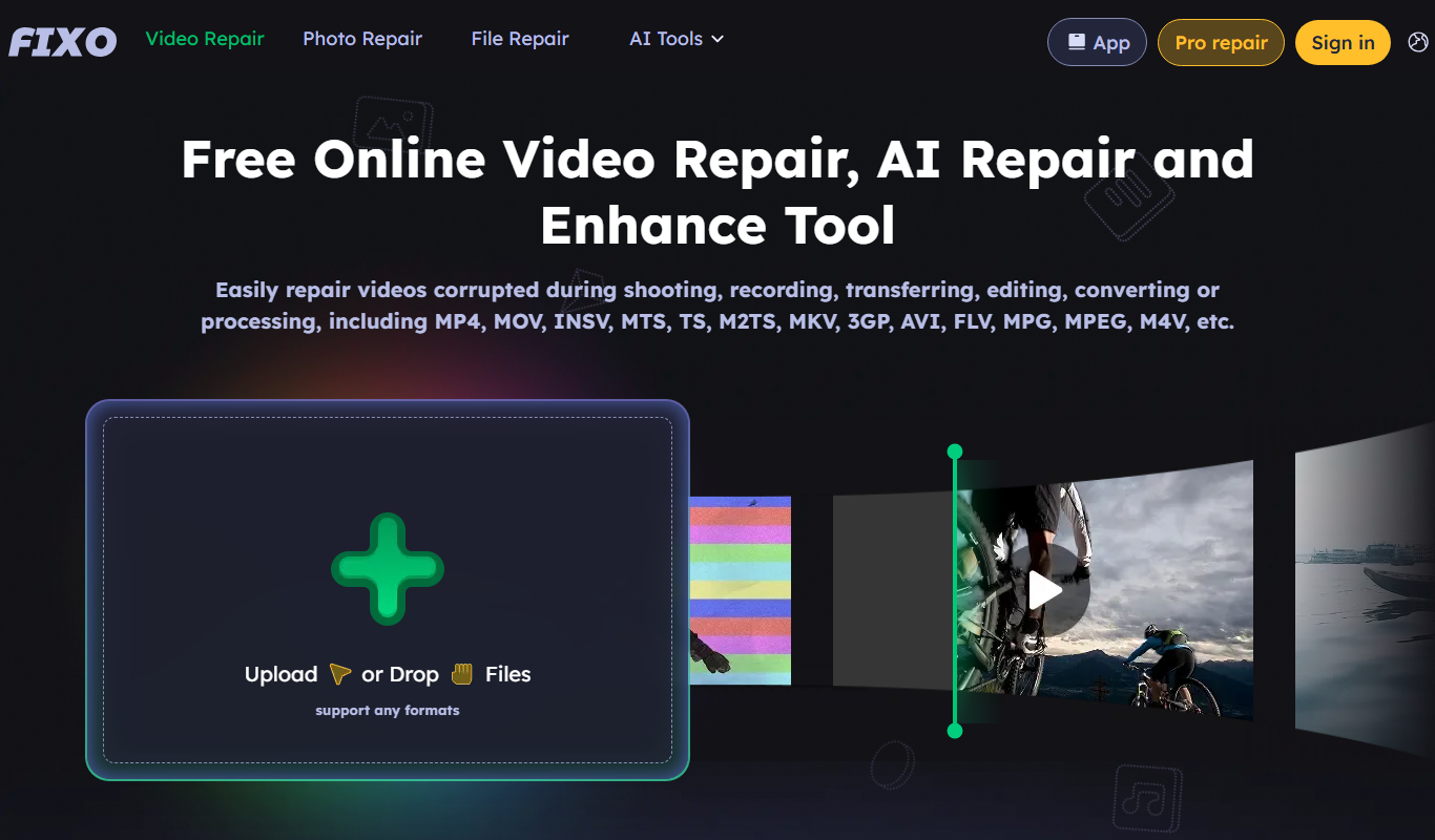 Screenshot of EaseUS Fixo interface showing system repair options