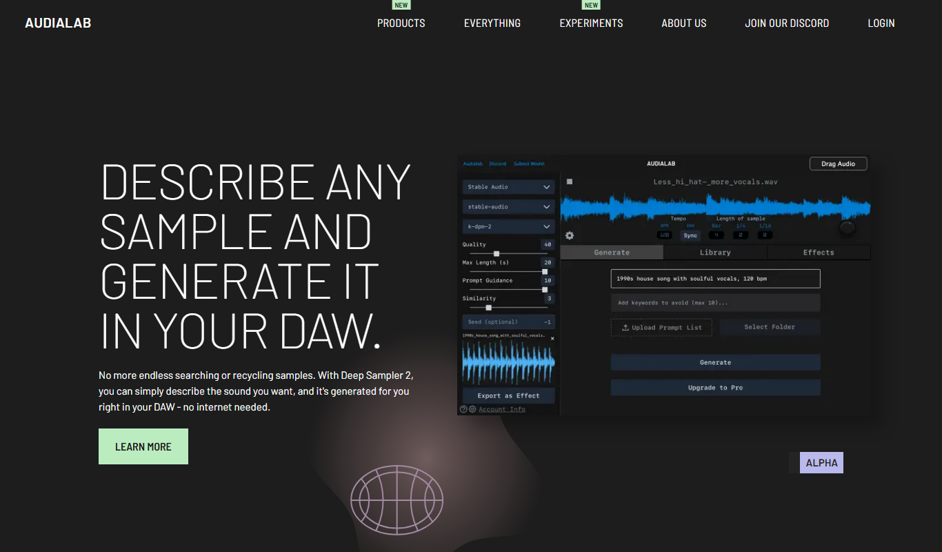 Emergent Drums app screenshot