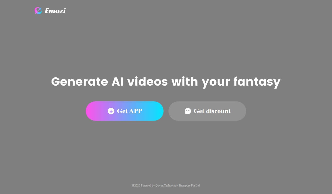 Emozi AI app screenshot
