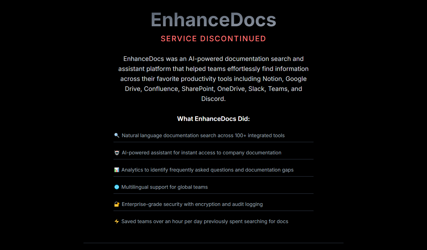 EnhanceDocs app screenshot
