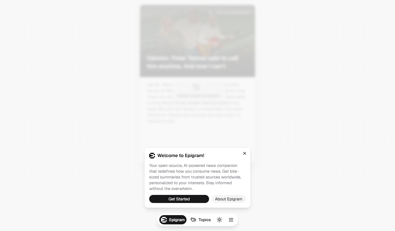 Epigram app screenshot