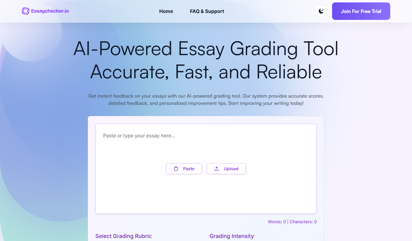EssayChecker.io app screenshot