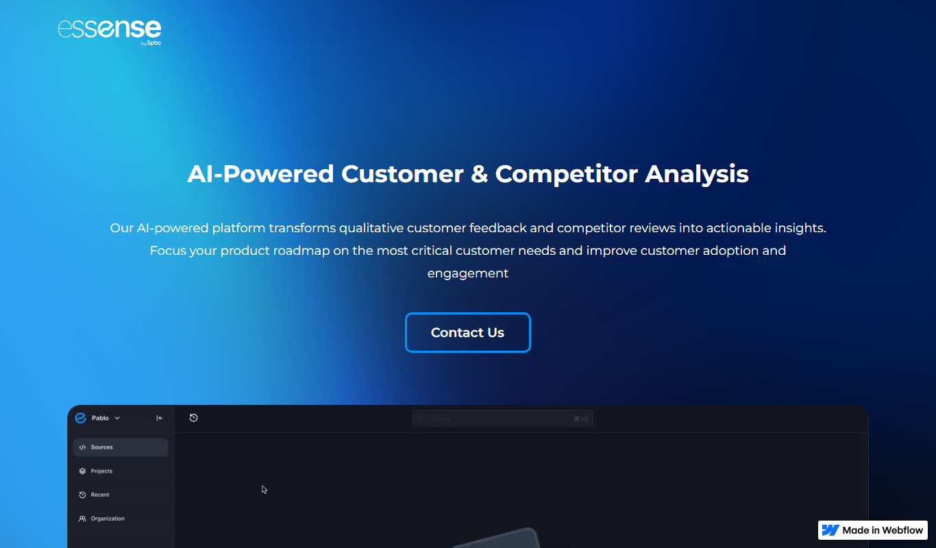 Essense AI app screenshot