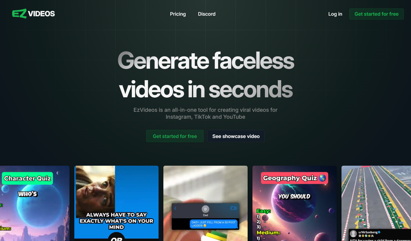 EzVideos app screenshot