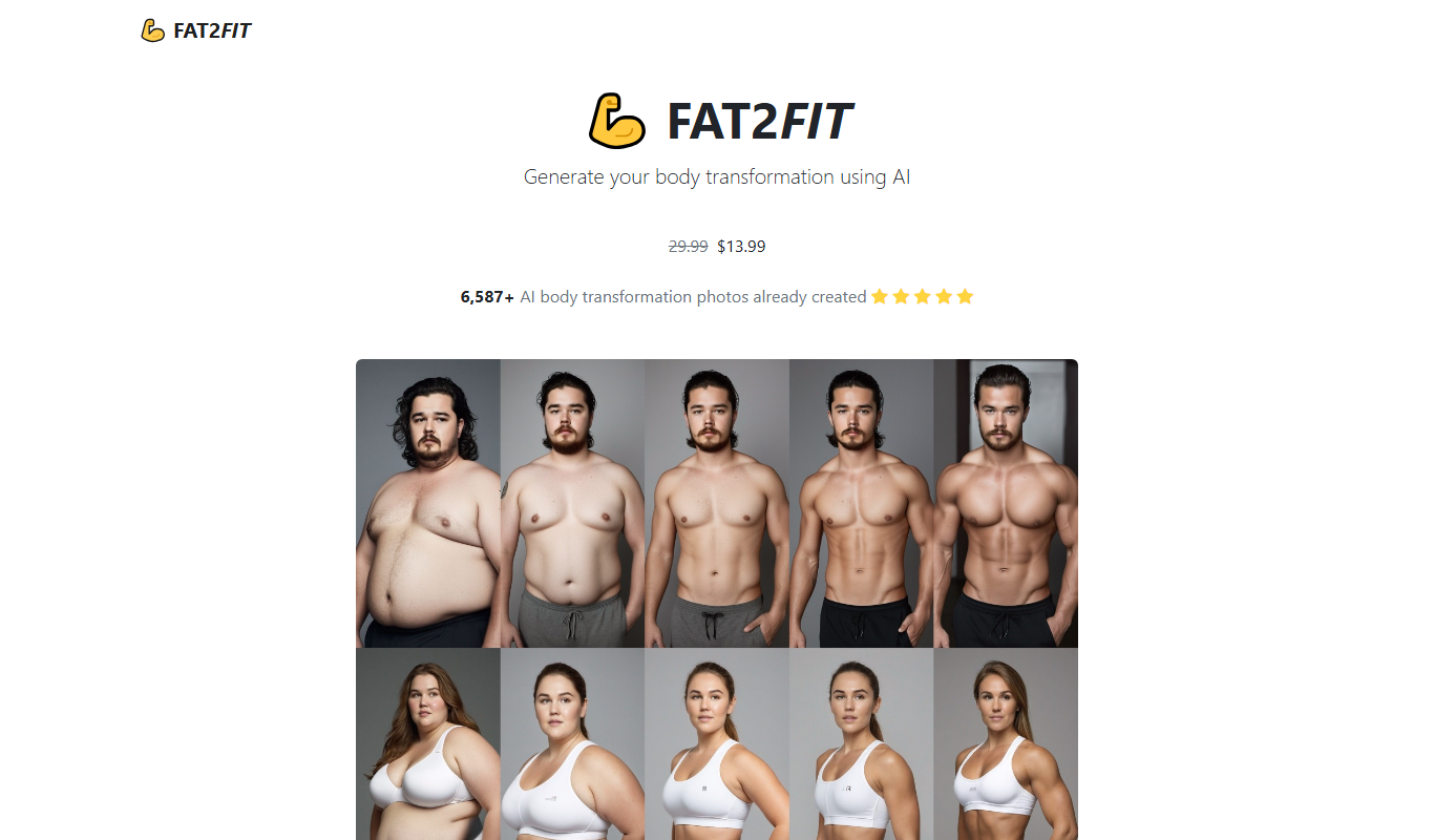 FAT2FIT app screenshot