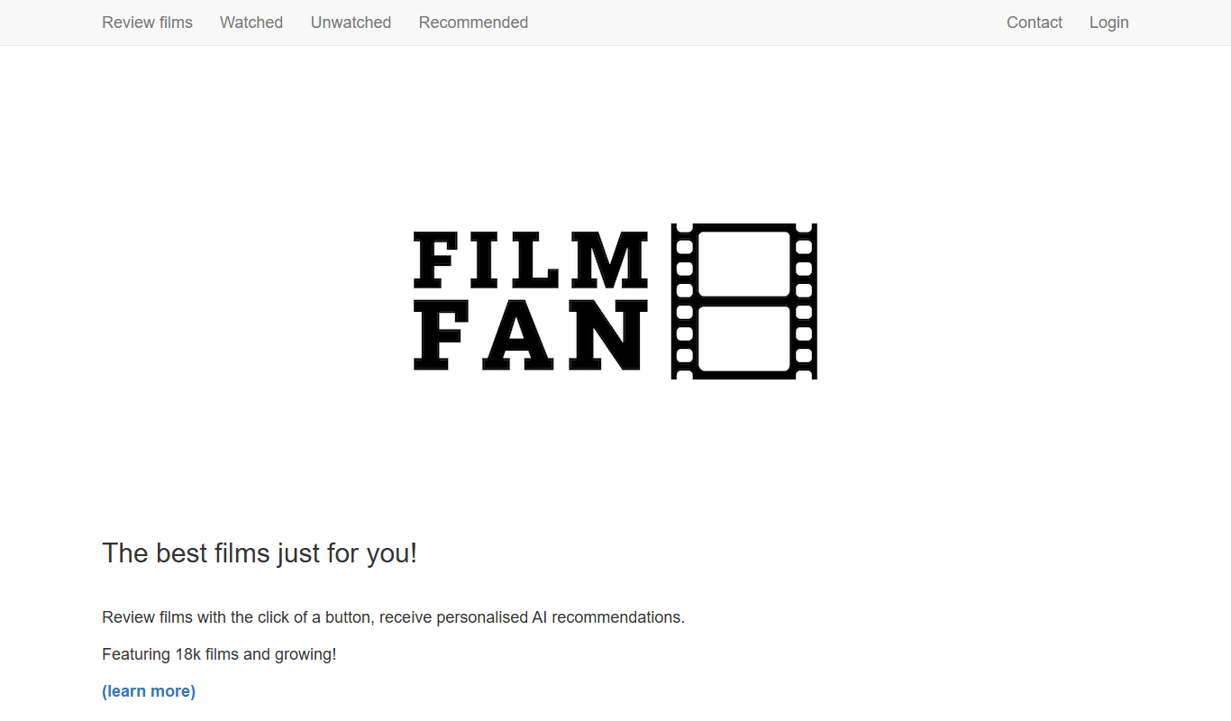 Film Fan app screenshot
