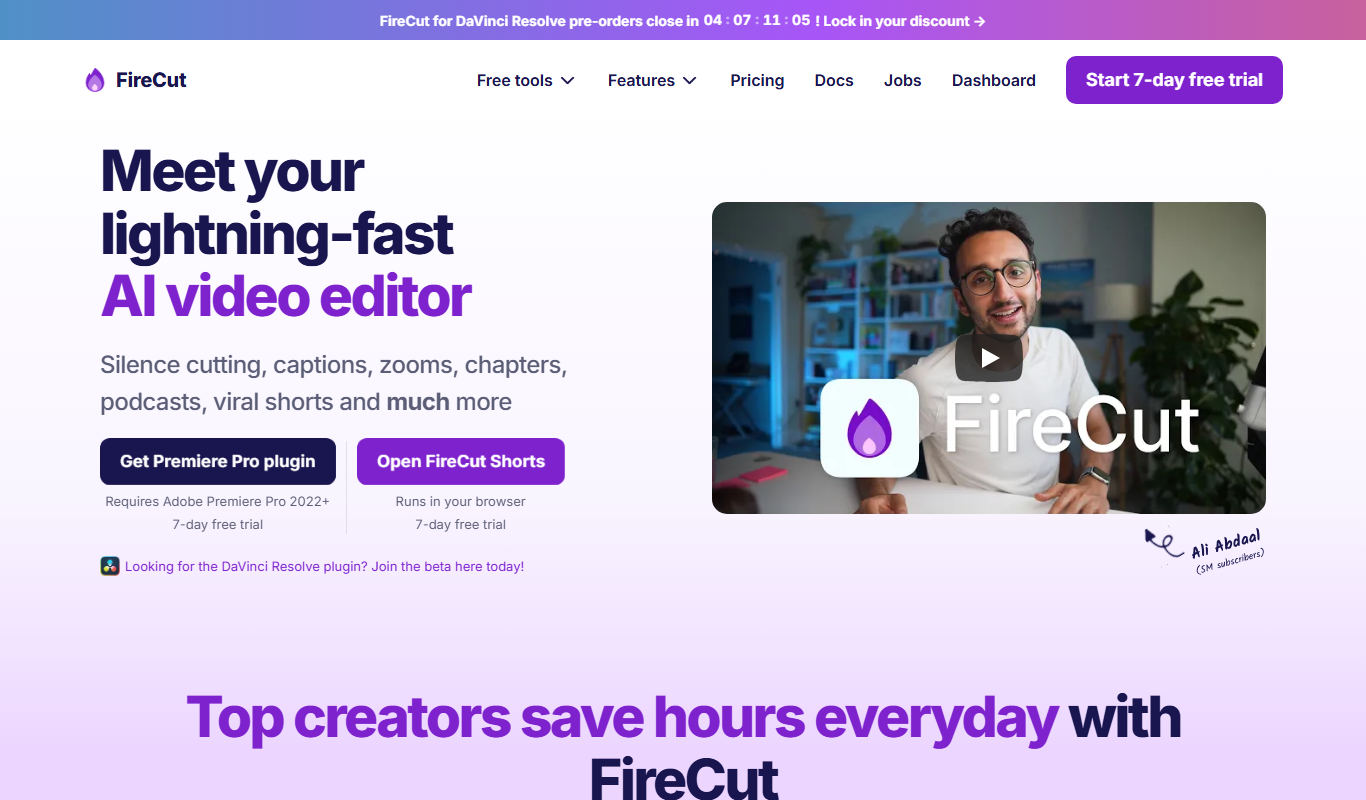 FireCut AI app screenshot