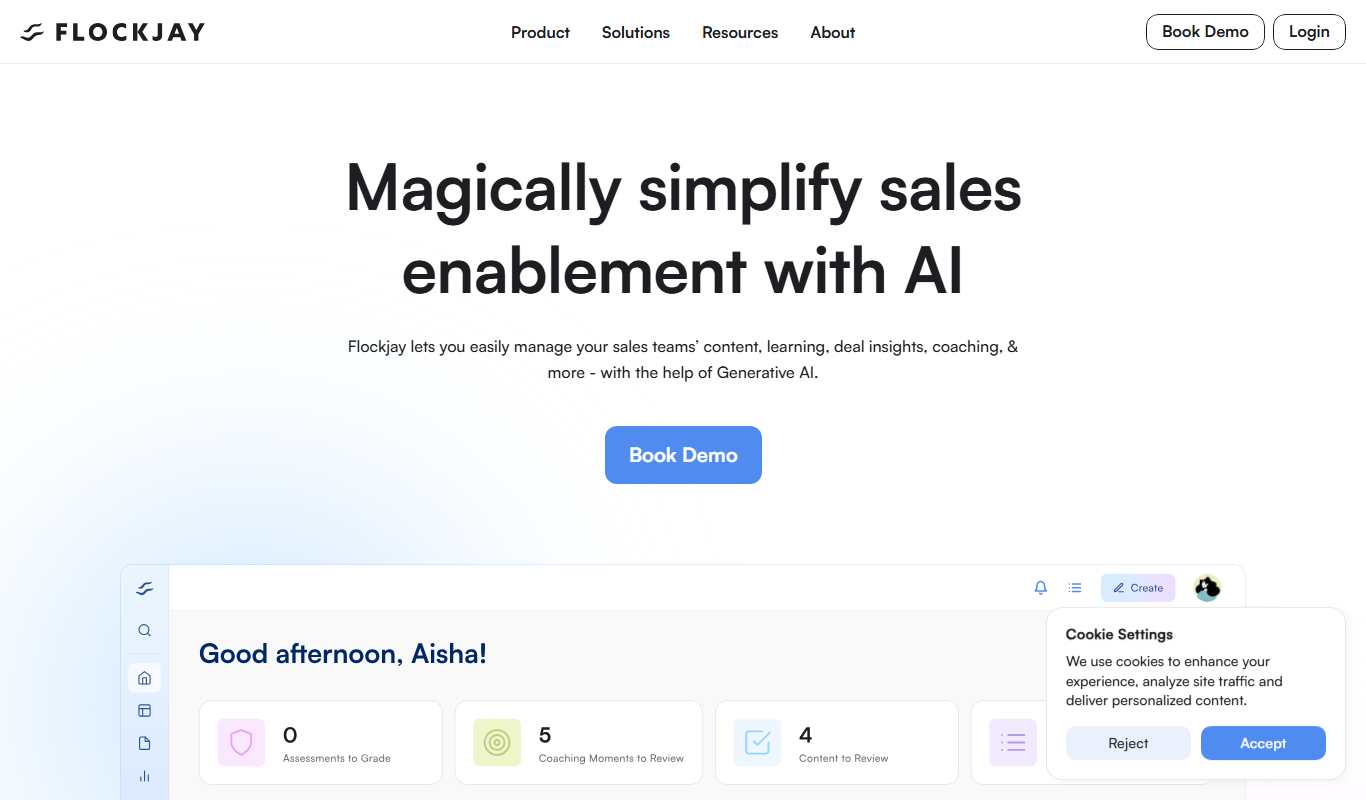 flockjay.com app screenshot
