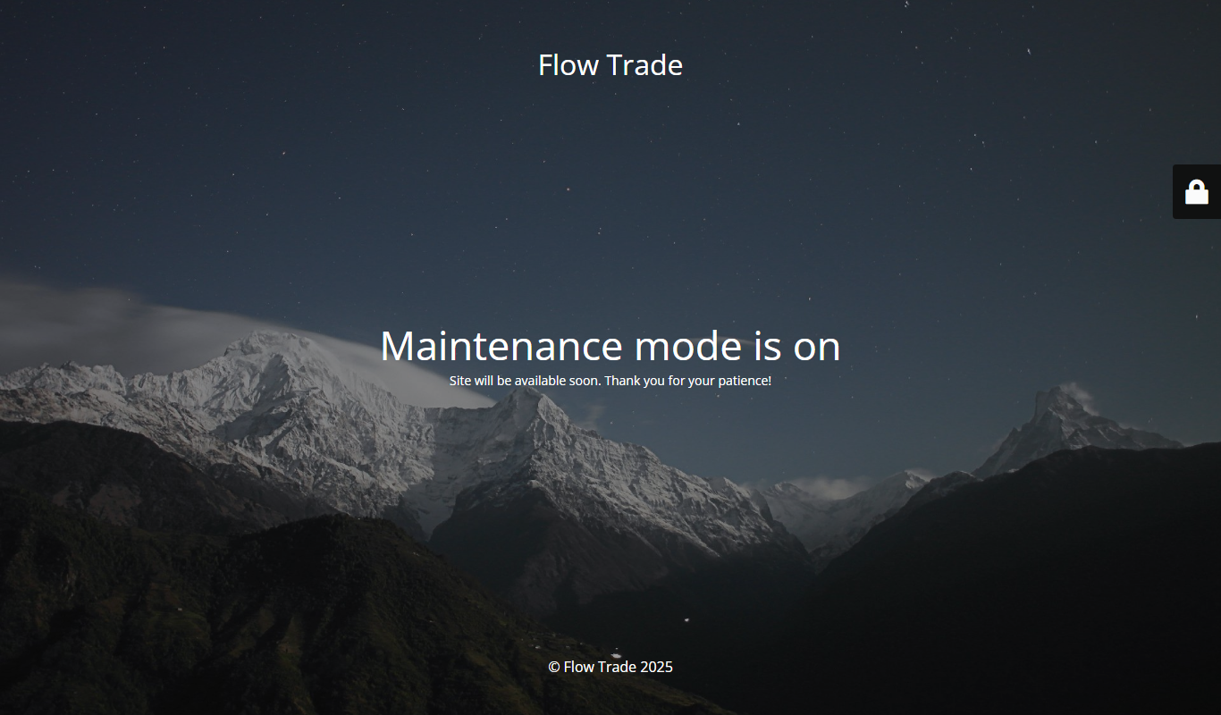 Screenshot of the Flow Trade interface