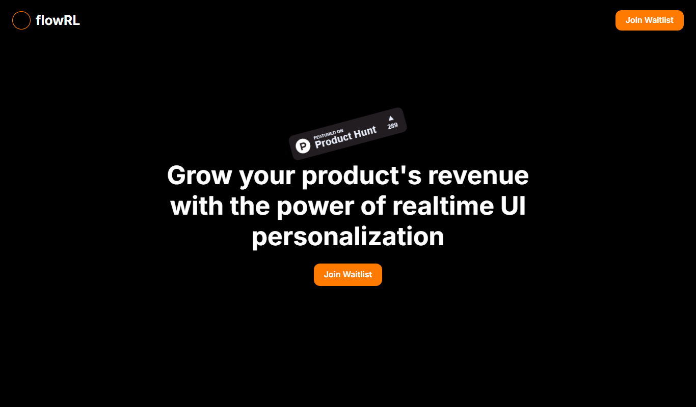 flowRL app screenshot