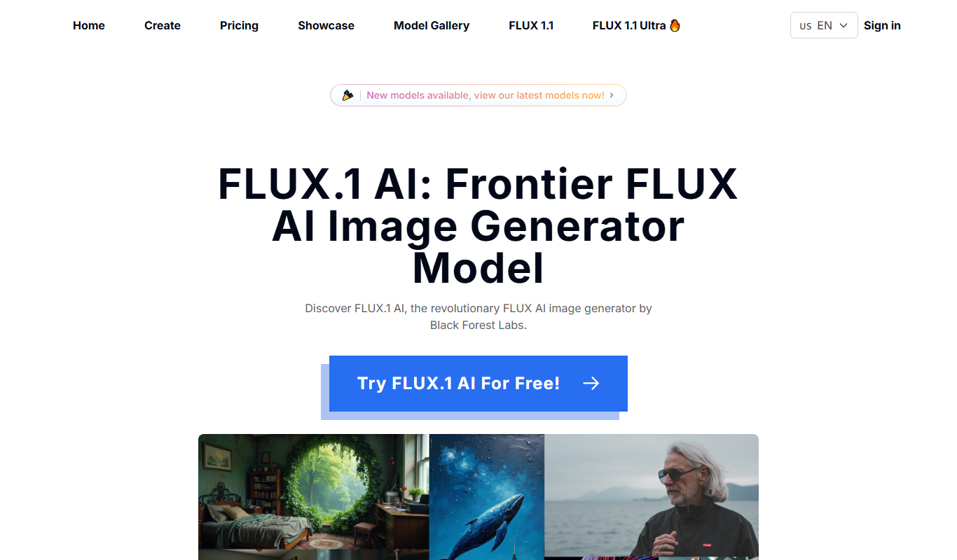 FLUX.1 AI app screenshot