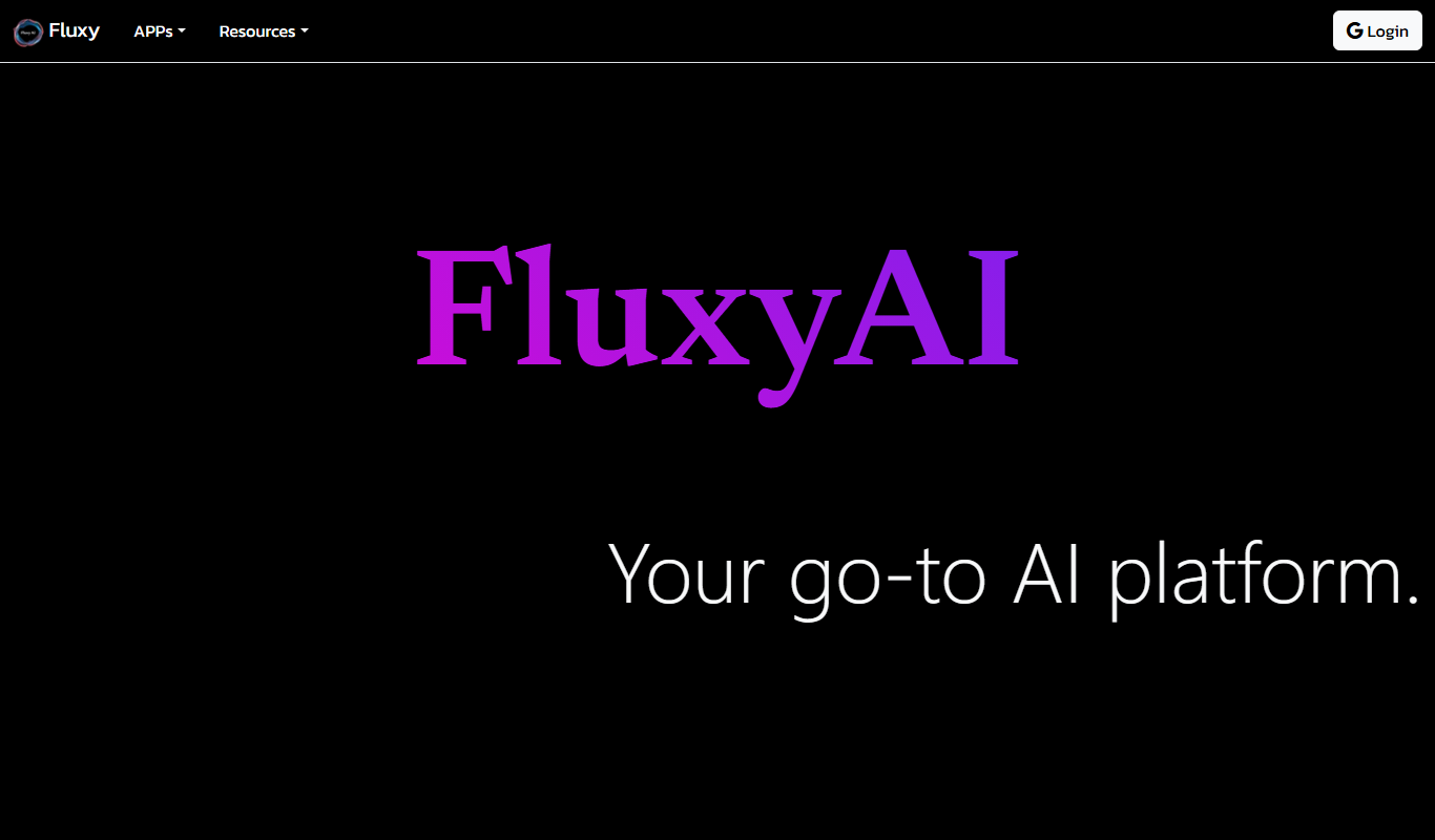 Fluxy AI app screenshot