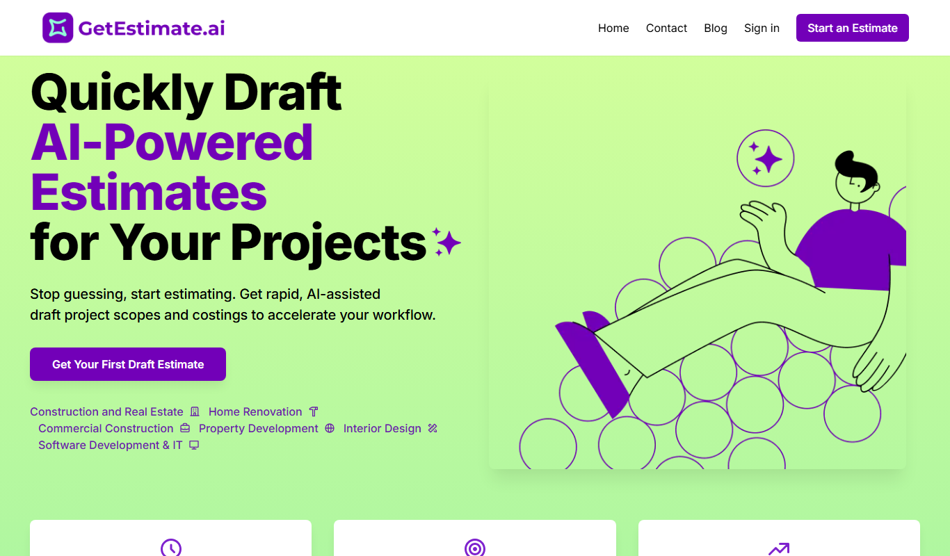 GetEstimate.ai app screenshot