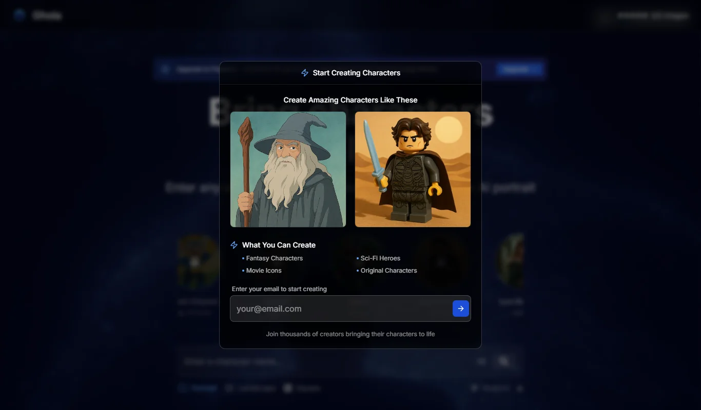 Ghola AI Character Visualization Tool For Creative Storytelling