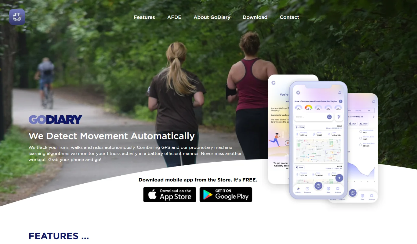 GoDiary Running Tracker App For Runners And Fitness Enthusiasts