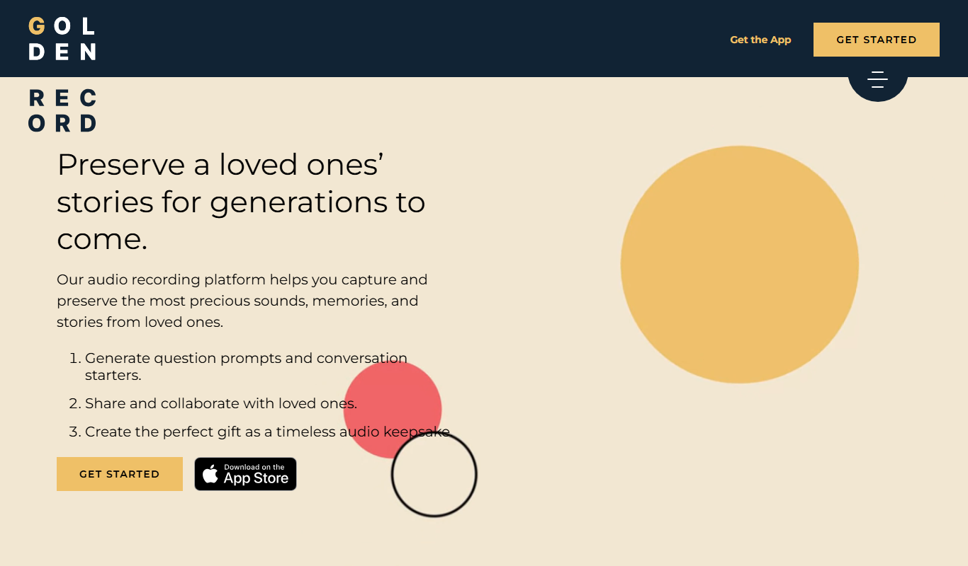 Golden Record app screenshot