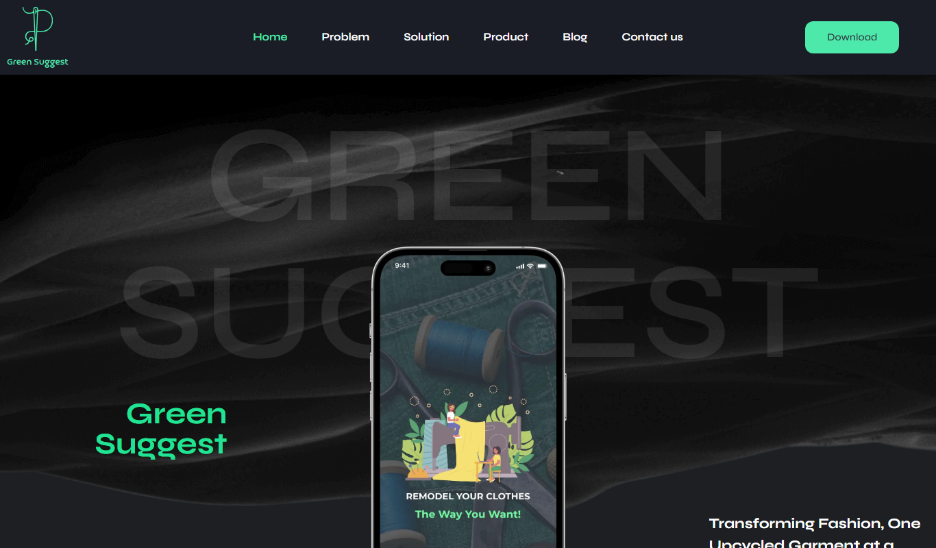 Green Suggest app screenshot