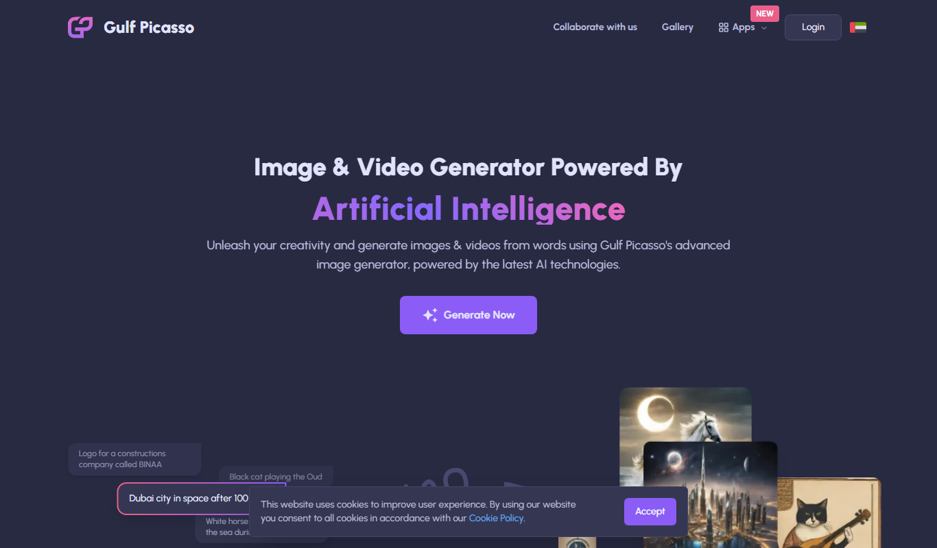 Gulf Picasso AI Art Generator For Creative Digital Artwork Online