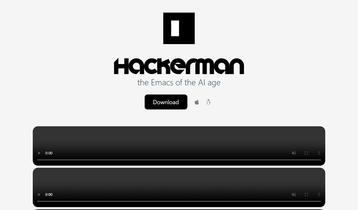 Hackerman.AI app screenshot