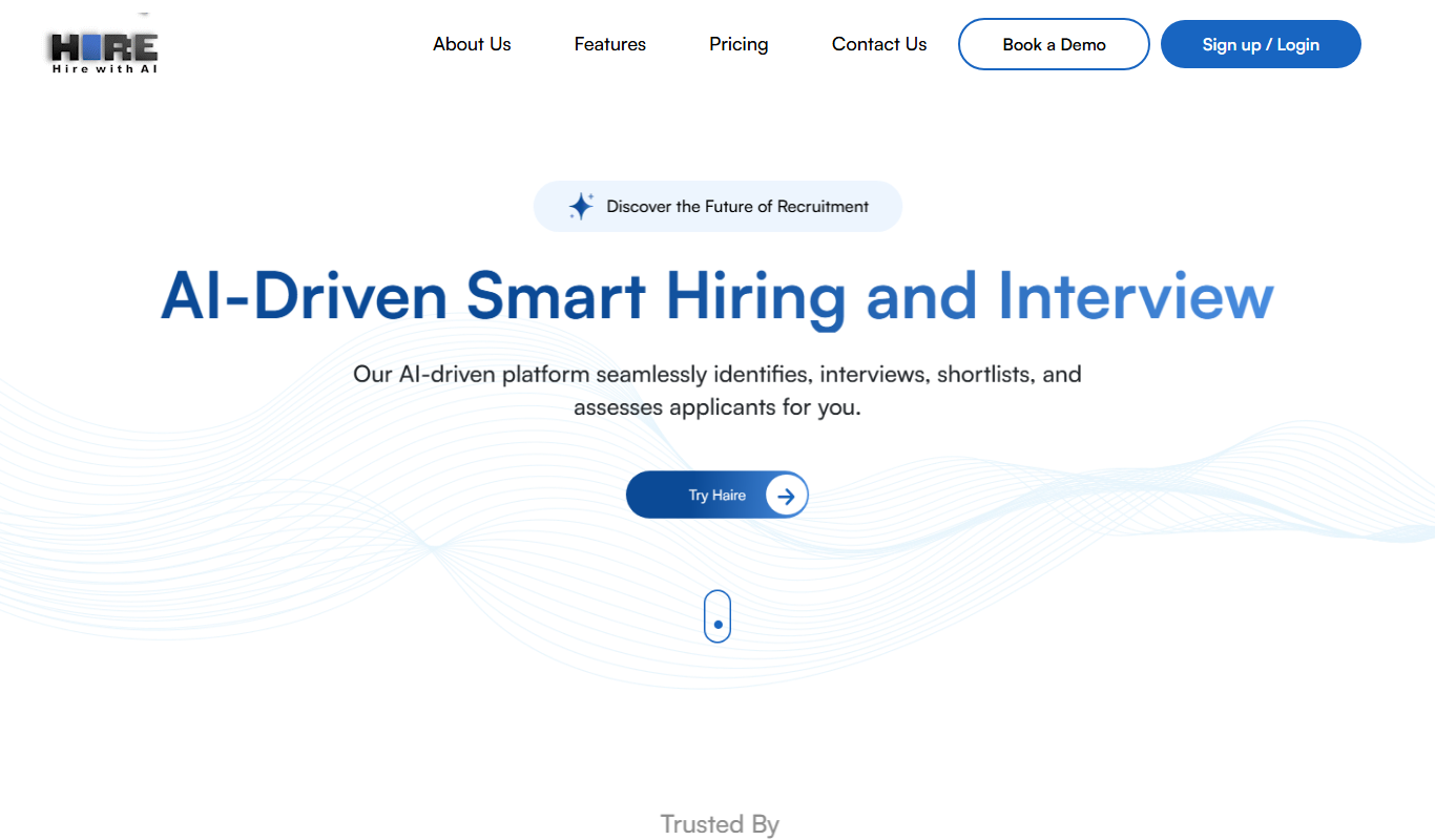 Haire.ai app screenshot