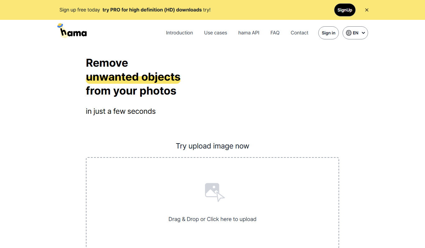 Hama – Image Editing app screenshot