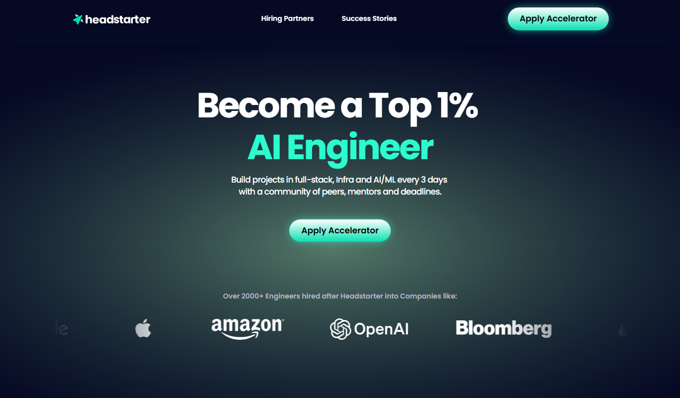 Headstarter app screenshot