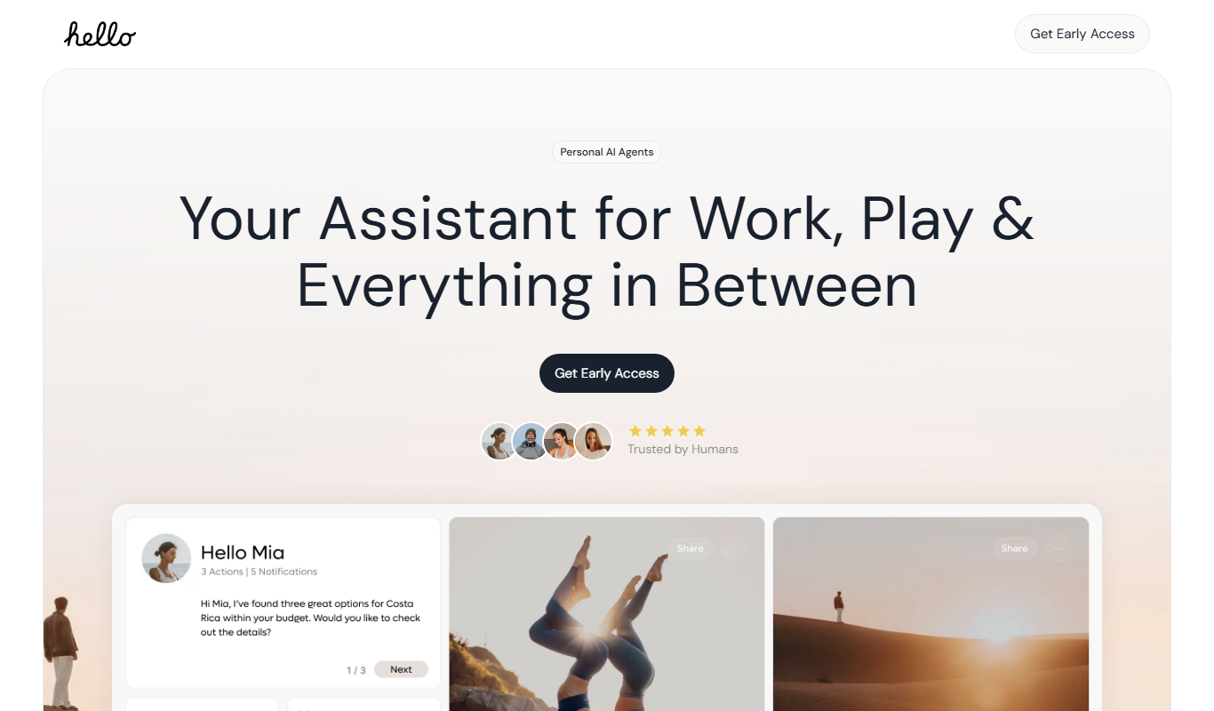 Hello Assist app screenshot