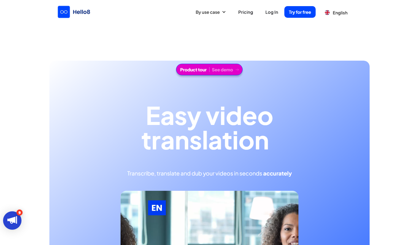 Hello8 app screenshot