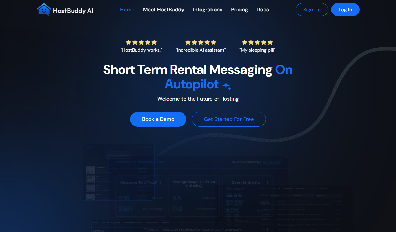 HostBuddy AI app screenshot