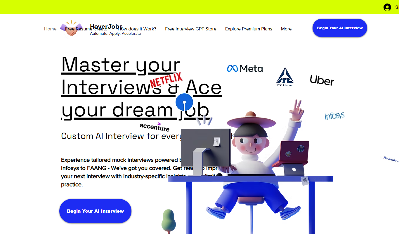 HoverJobs app screenshot