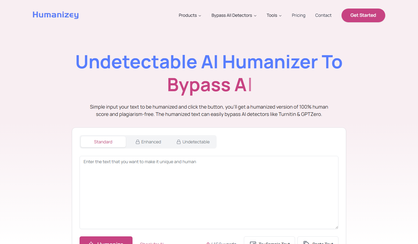 Humanizey app screenshot