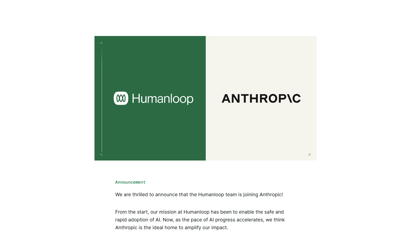 Humanloop app screenshot