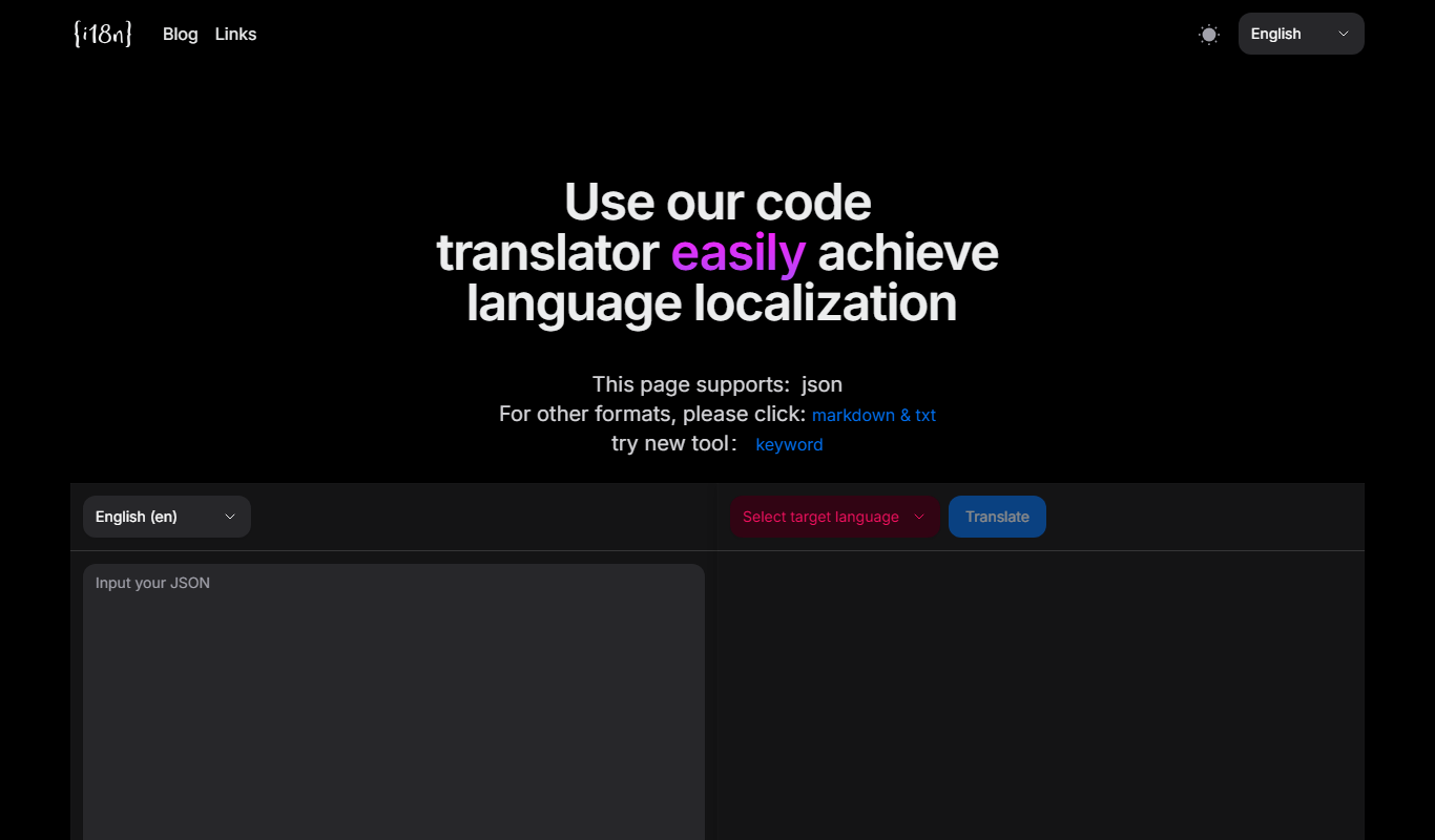 I18n Code app screenshot