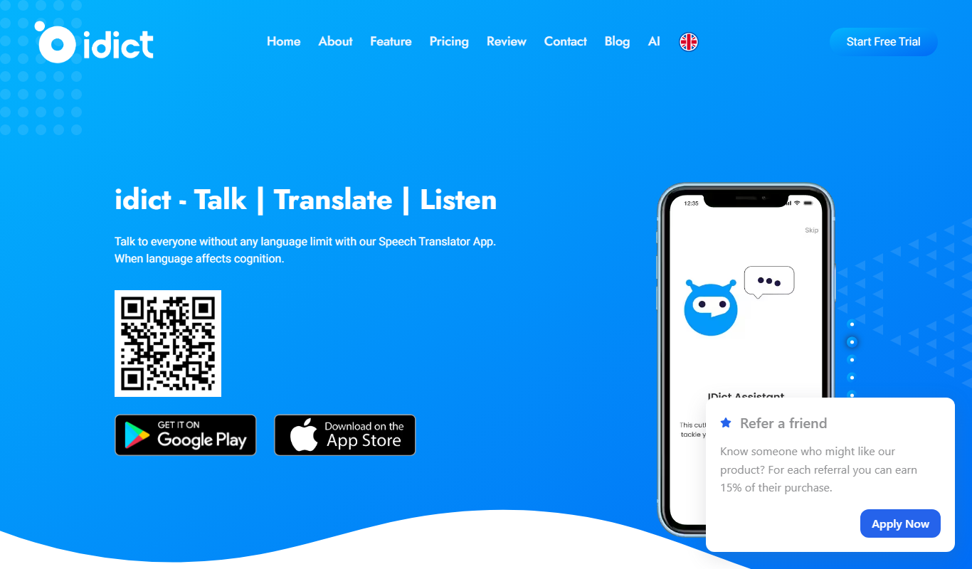 idict app screenshot