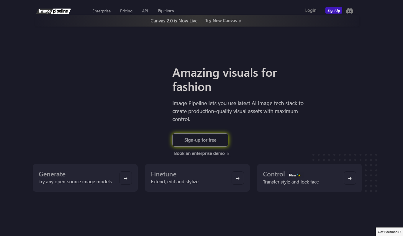 Image Pipeline app screenshot